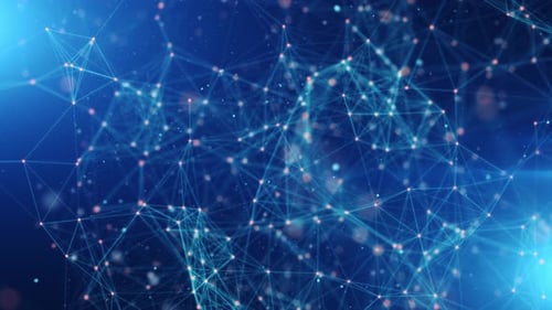 Plexus Technology Background With Digital Network Lines