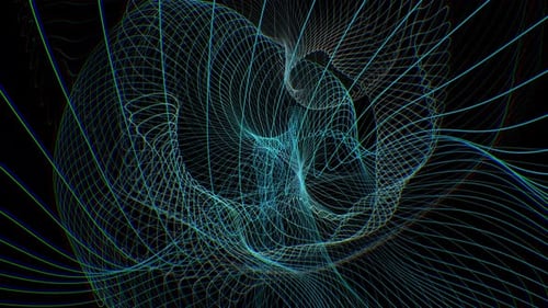 Turbulent Wave Lines