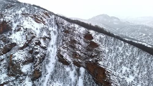 Winter Hill with Sparse Trees