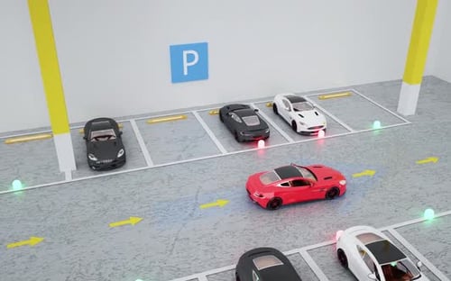 Charge station for electric cars. Electric car charger.