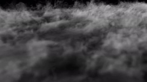 Smoke Streaming On The Ground 4K Loop