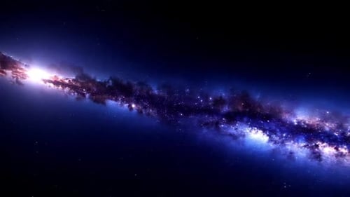 Starry Night Sky with the Milky Way Background