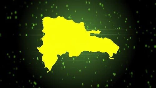 Intro die digitale Karte der Dominikanischen Republik