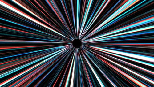 HD Hyperspace Travel Warp Speed Science | Fiction Space Tunnel Background Loop