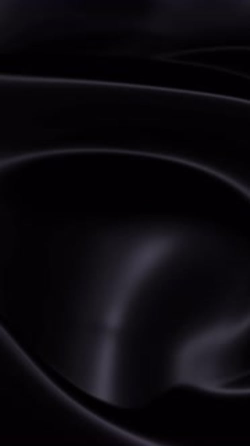Seamless Loop Animation of Abstract Moving Black Wavy Background
