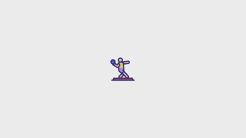 Shotput Animated Icon