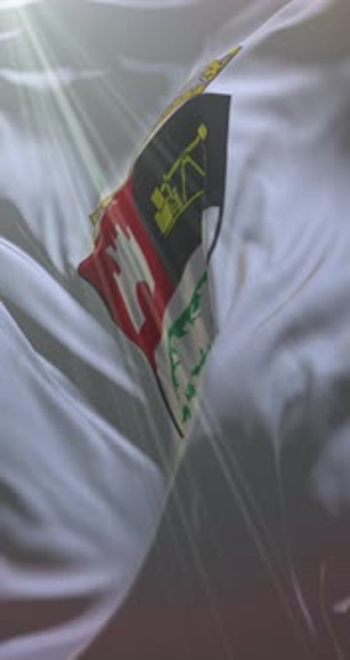 Flagge des Komitats Berat