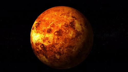Venus Oberfläche 3D Planet