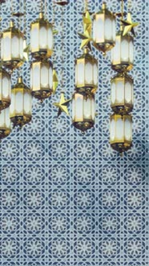 Elegant Islamic Lanterns and Stars for Ramadan and Eid