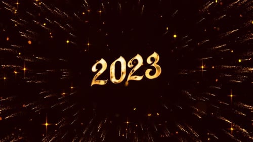 New Year Christmas Firework Animation 2023