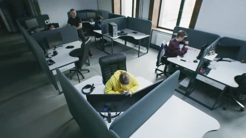 People Working at IT Company Office