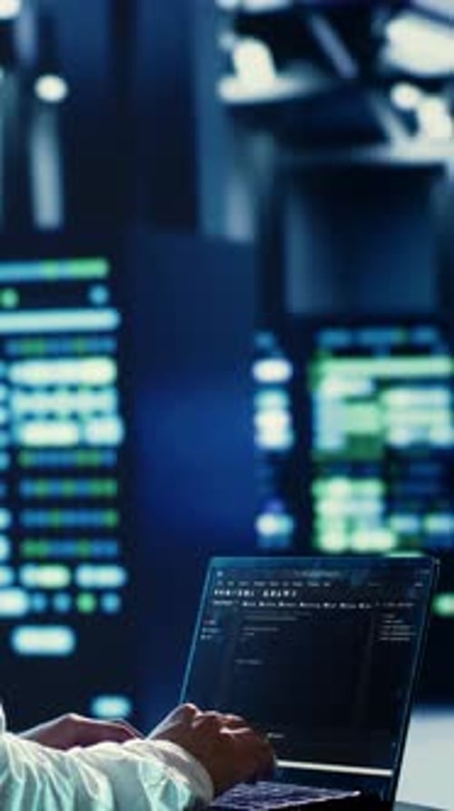 Vertical Video Admin Runs Code in Server Hub