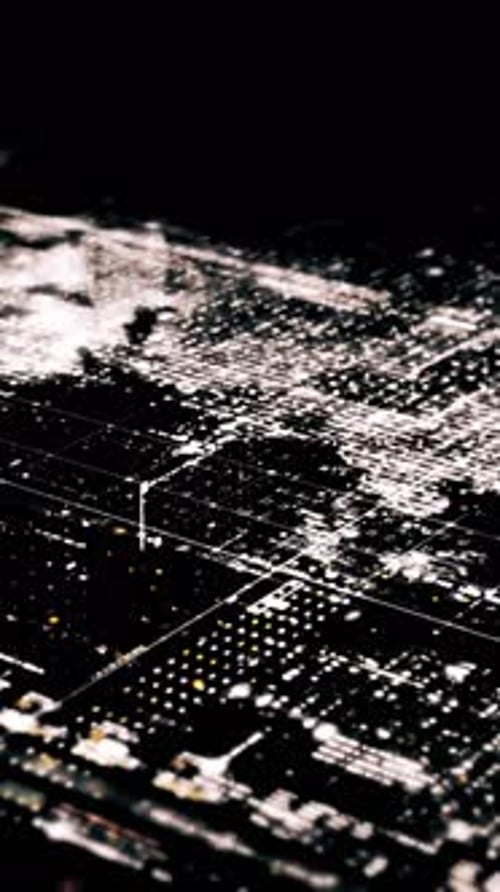 Futuristischer Datenmatrix-Simulationshintergrund 33