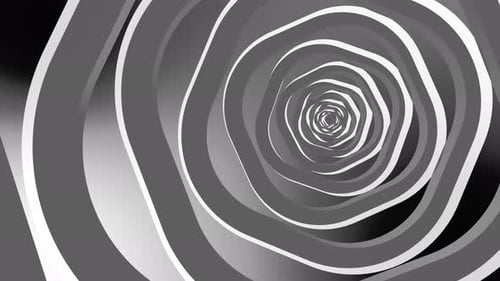 Abstract Geometric Tunnel Loop Background