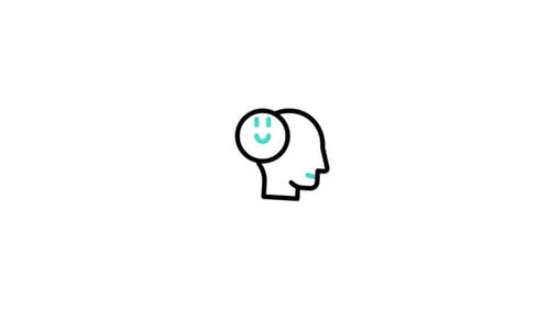 Animated Icon of Changing Emotions and Mental State