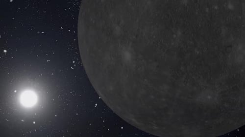 Mercury planet animated