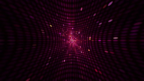 Dynamic Pulsating Light Grid Loop Background