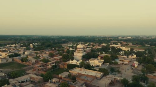 Visão geral da cidade de Sher Shah, distrito de Multan, Paquistão