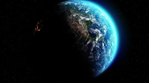 Realistic Rotation of the Earth From Day to Night