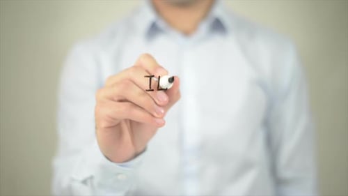 Writing Illegal Business on Glass