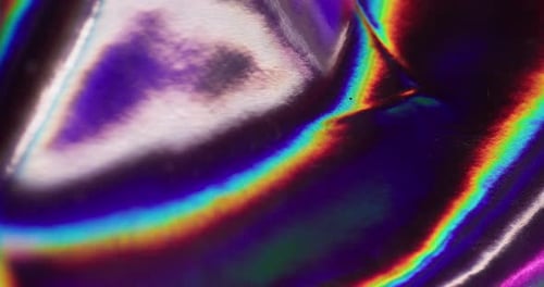 Foil Overflow Mix Shade Metallic Effect Ripple