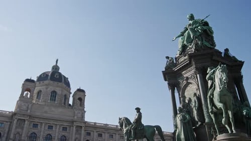 Maria Theresa Square Vienna Vienna Austria