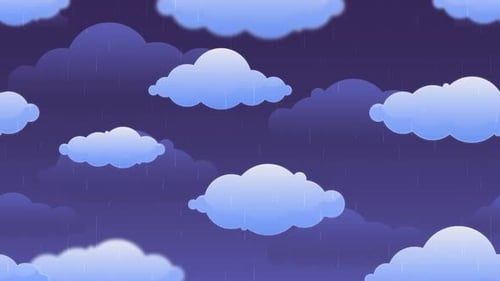 Fondo de nubes de la temporada de lluvias y monzones