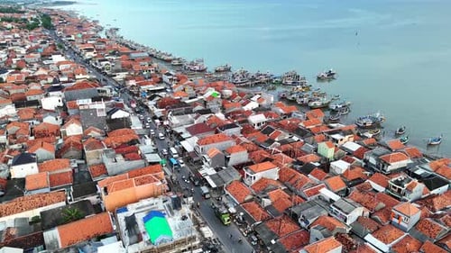 Downtown District in Sampang Madura Island