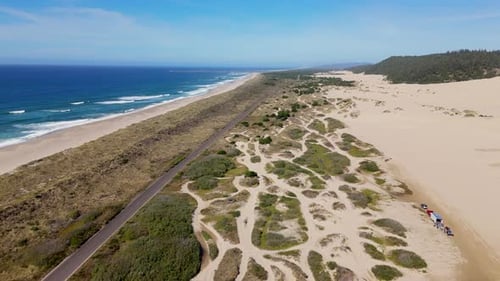 Experience the Breathtaking Aerial View of the Stunning and Scenic Pacific Coastline of Oregon