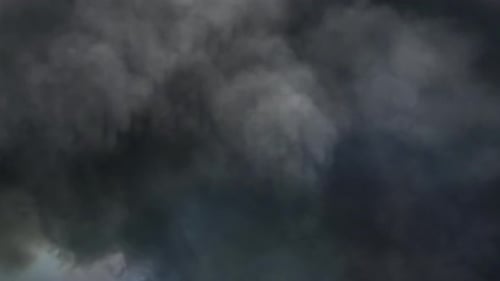 Storm Clouds Billow Across Sky