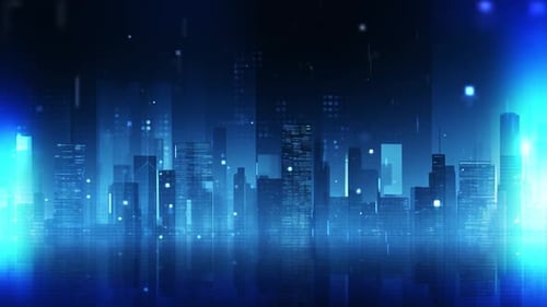 Blue Corporate Background Loop