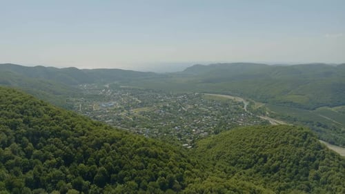 Flight Over the Green Hills