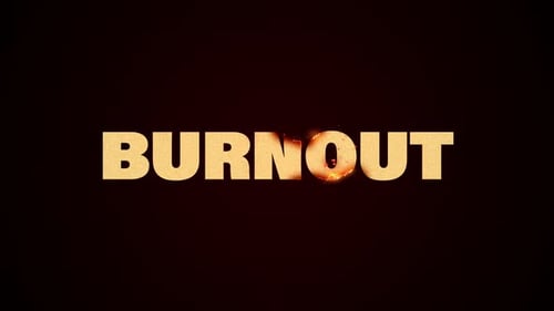 Animated burning text effect featuring Burnout