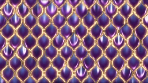 Fondo de neón de mosaico