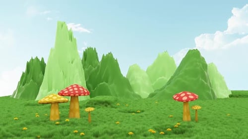 Pilz-Cartoon-Animation
