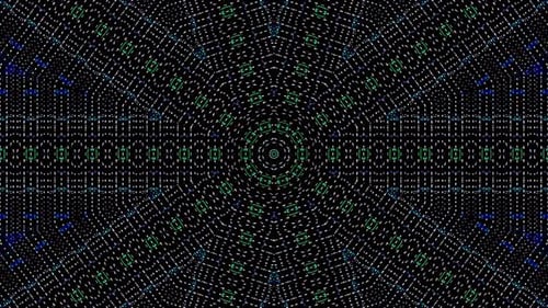 Colorful Geometric Abstract Lines Looping Background