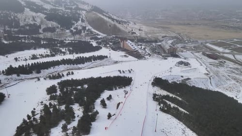 ski resort landscape
