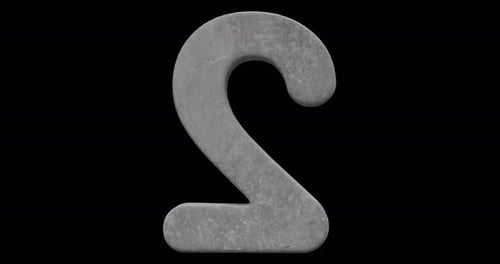 Stone 3D Numbers Loop