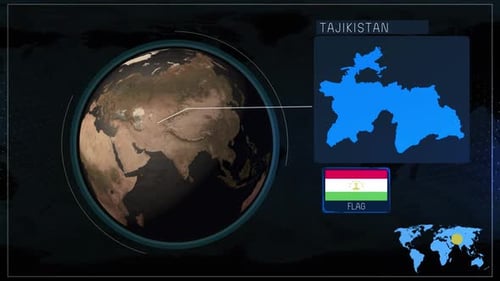 Karte von Tadschikistan
