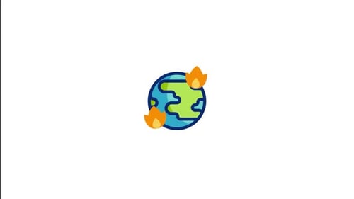 Global Warming Animated Icon
