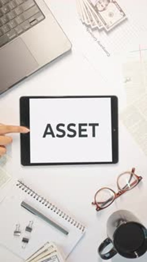 VERTICAL VIDEO OF ASSET DISPLAYING ON A TABLET SCREEN