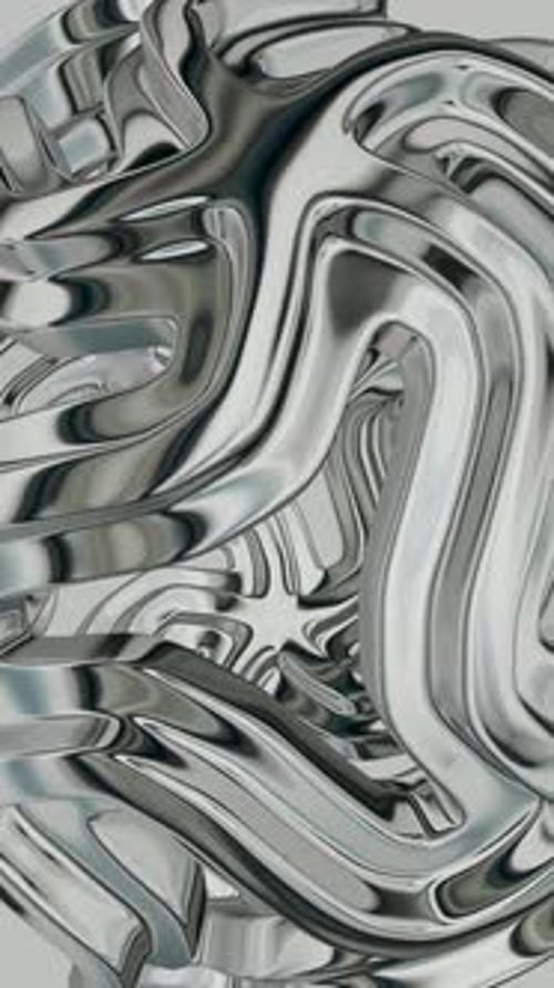 Elite Vertical Background with Silver Elements, Exclusive, Unique Design, Reflection, 3D Render