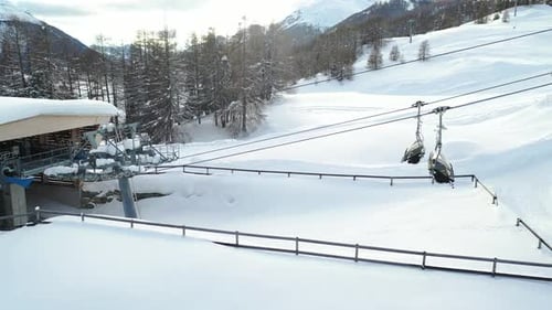 Nature Snow Mountain Chairlift