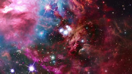 Nébuleuse spatiale brillante