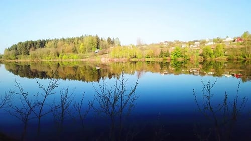 Frühling, Arboretum Rubovsky, Steinbruch und West-Dwina 21