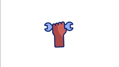 Labour Day Animated Icon