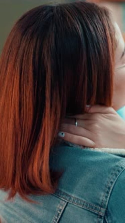 Creative, injury and woman with neck pain in office for muscle sprain, bad posture and tension