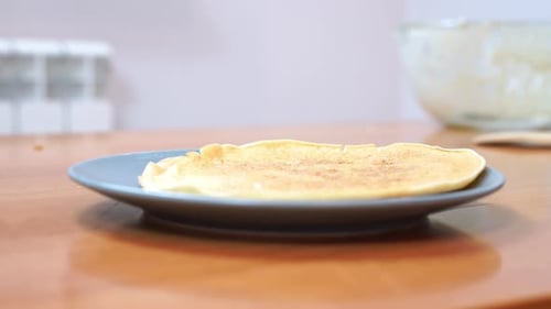 Stack of Pancakes on Plate