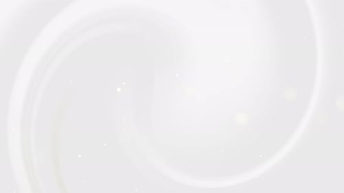 Elegant White Creamy Fluid Swirl Abstract Loop Background