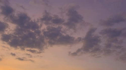 Colorful Sky with Clouds at Sunrise or Sunset